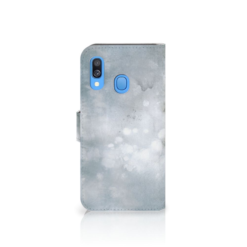 Hoesje Samsung Galaxy A40 Painting Grey