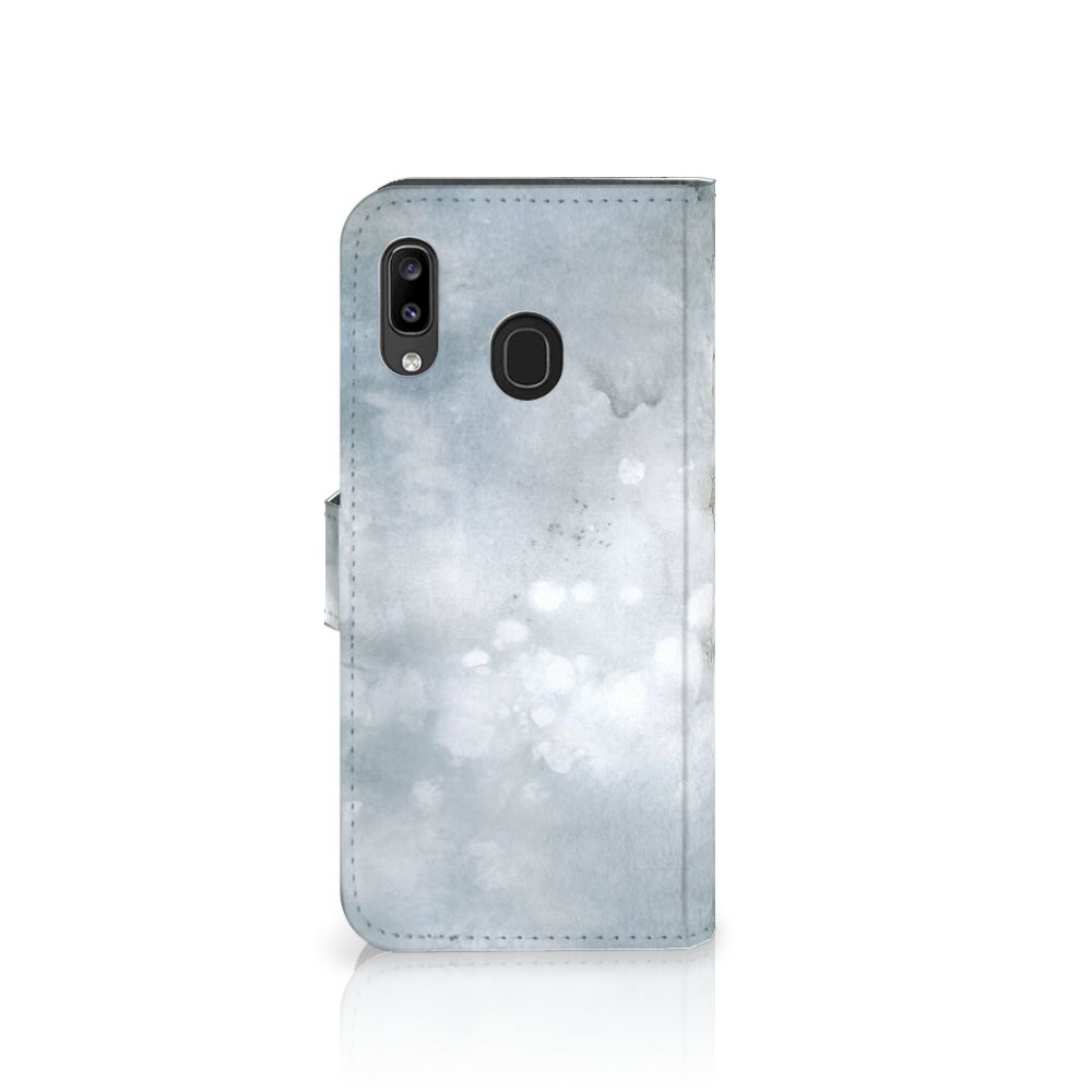 Hoesje Samsung Galaxy A30 Painting Grey