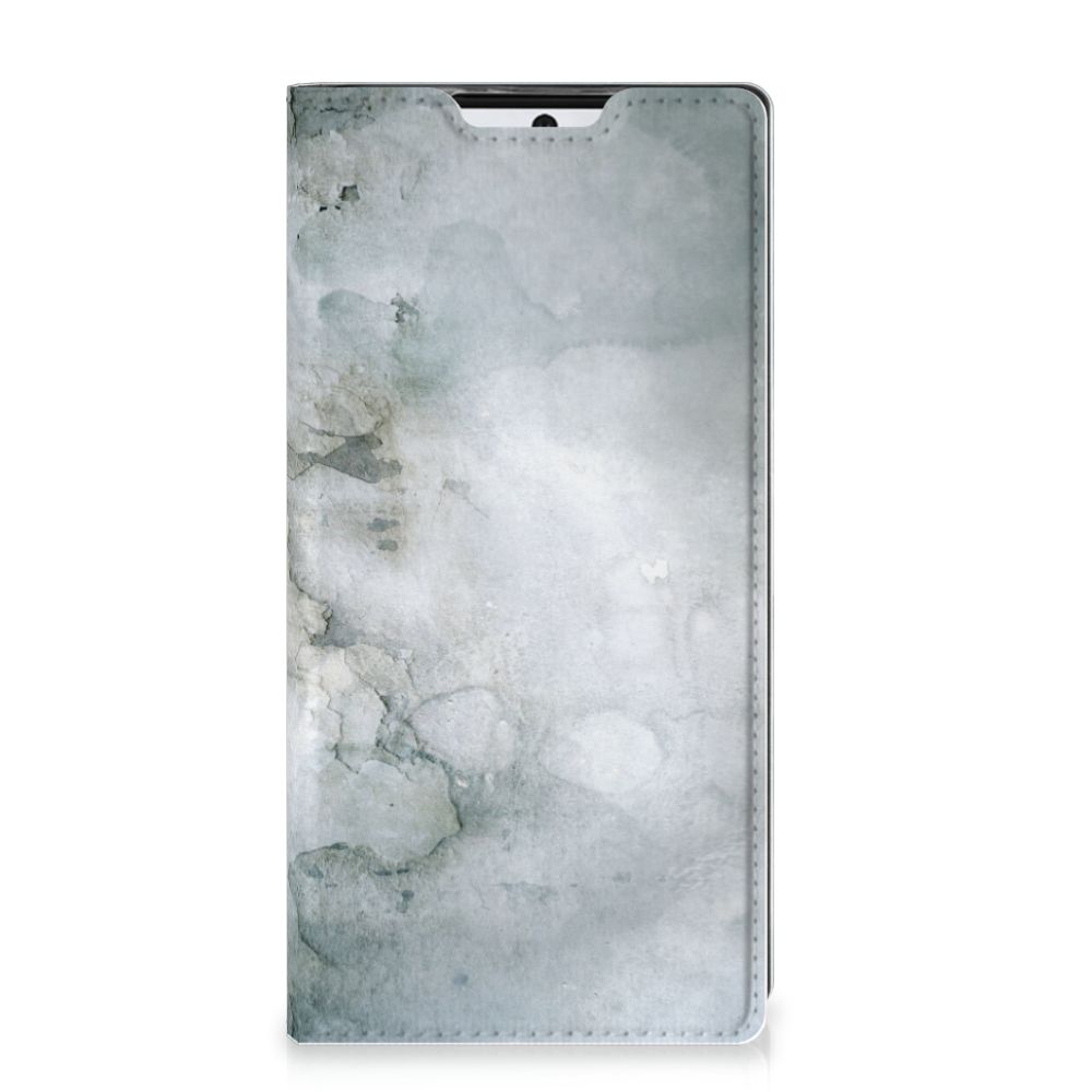 Bookcase Samsung Galaxy Note 10 Painting Grey