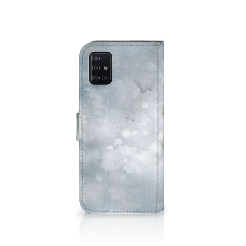 Hoesje Samsung Galaxy A51 Painting Grey