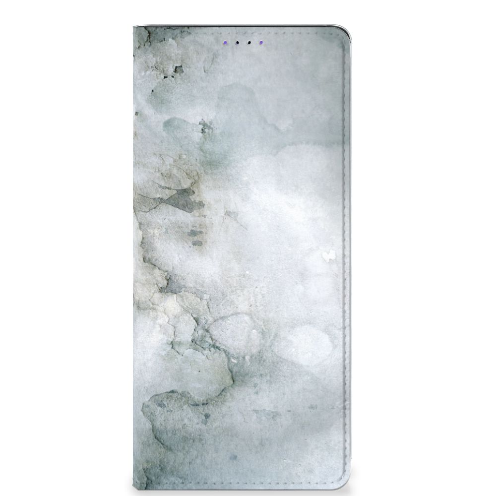 Bookcase Samsung Galaxy A22 5G Painting Grey