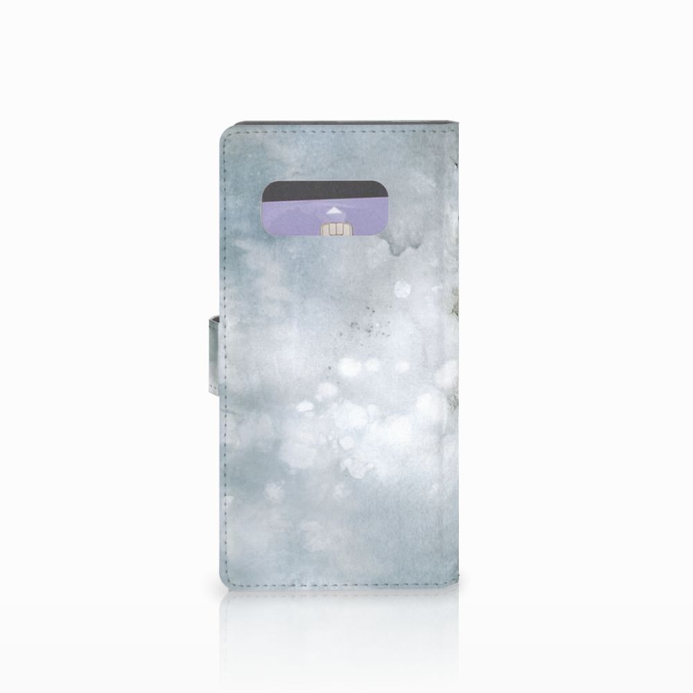 Hoesje Samsung Galaxy Note 8 Painting Grey