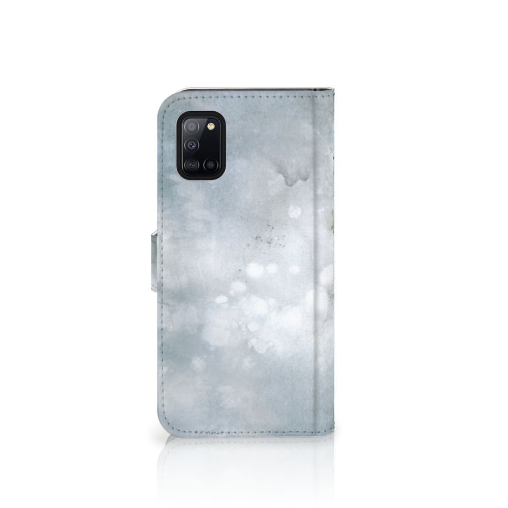 Hoesje Samsung Galaxy A31 Painting Grey
