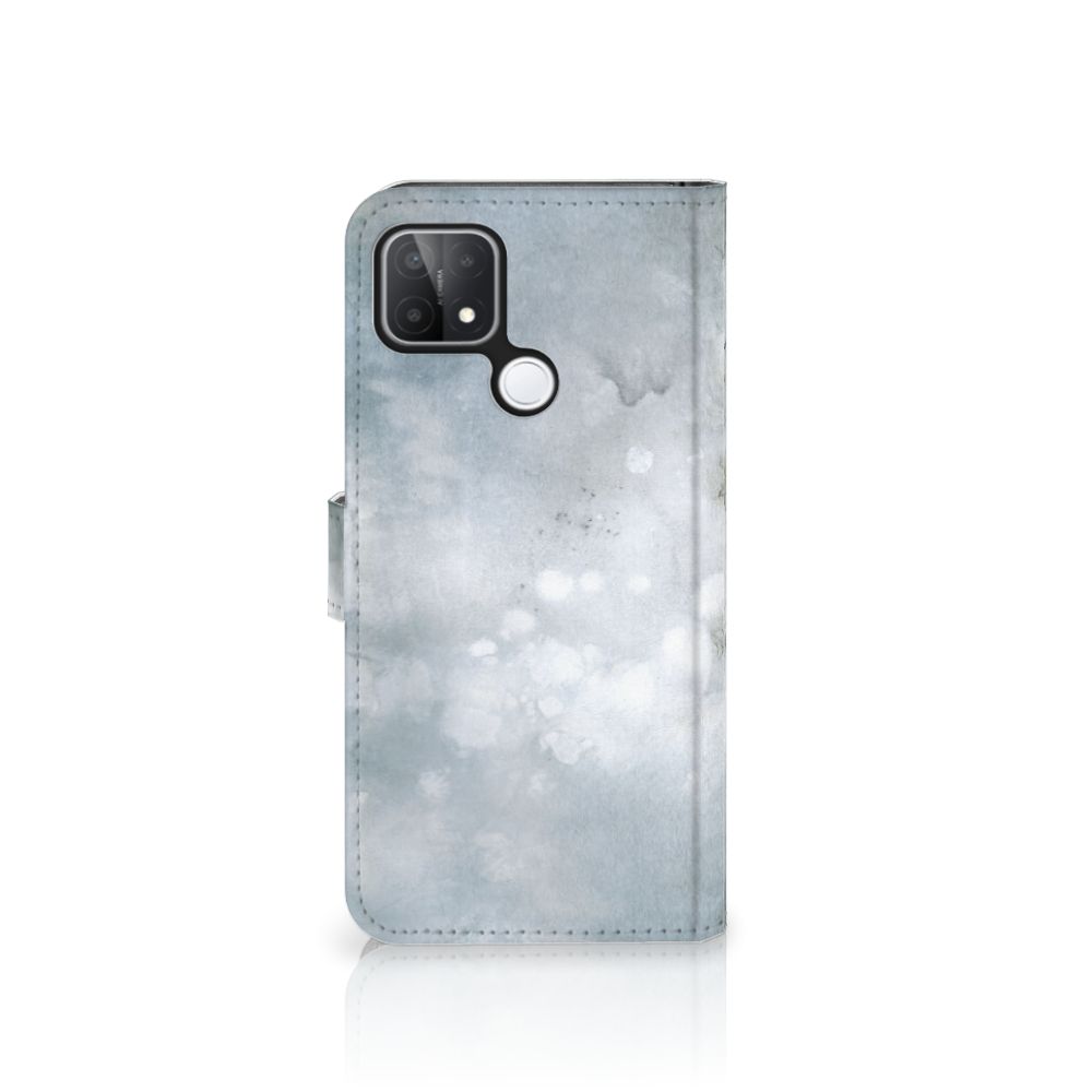 Hoesje OPPO A15 Painting Grey