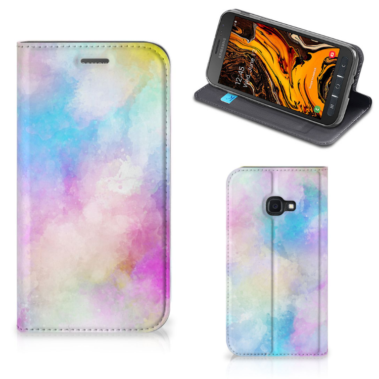 Bookcase Samsung Galaxy Xcover 4s Watercolor Light