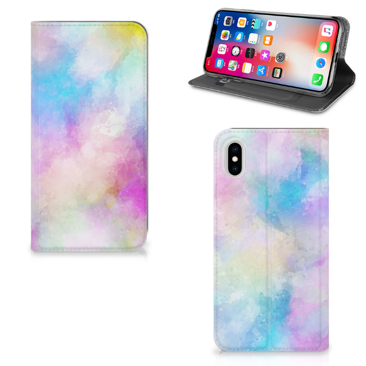Bookcase Apple iPhone Xs Max Watercolor Light