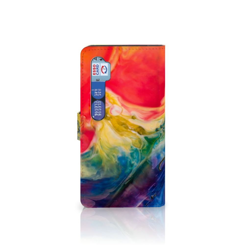 Hoesje Xiaomi Mi Note 10 Pro Watercolor Dark