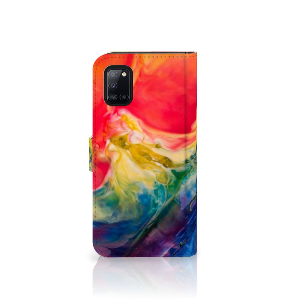Hoesje Samsung Galaxy A31 Watercolor Dark