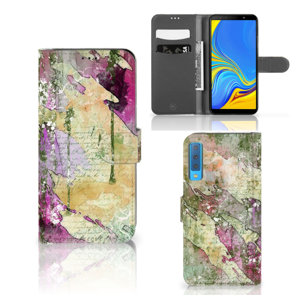 Hoesje Samsung Galaxy A7 (2018) Letter Painting