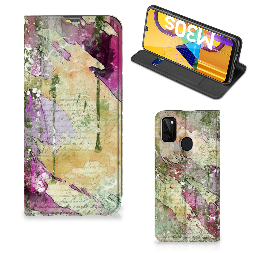 Bookcase Samsung Galaxy M30s | M21 Letter Painting