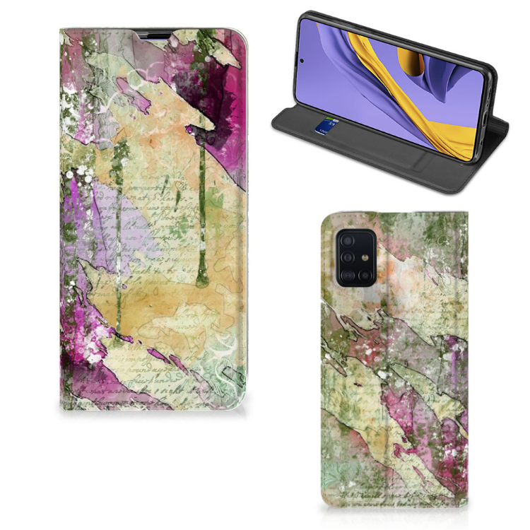 Bookcase Samsung Galaxy A51 Letter Painting
