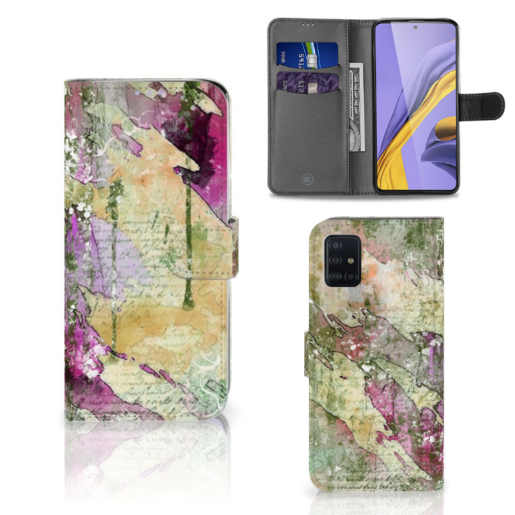 Hoesje Samsung Galaxy A51 Letter Painting