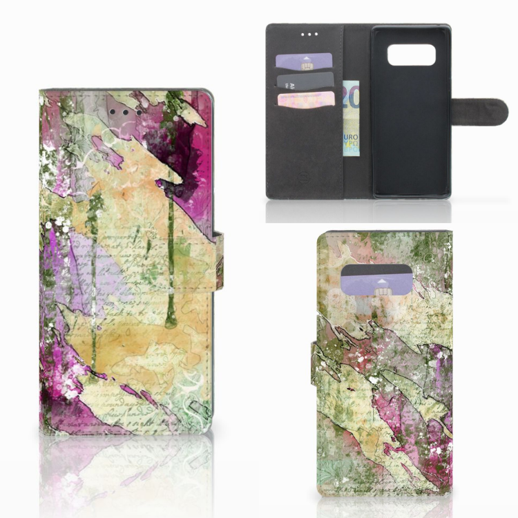 Hoesje Samsung Galaxy Note 8 Letter Painting