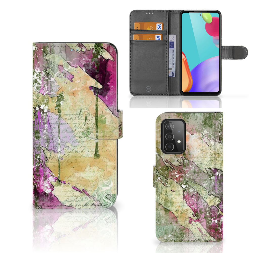 Hoesje Samsung Galaxy A52 Letter Painting