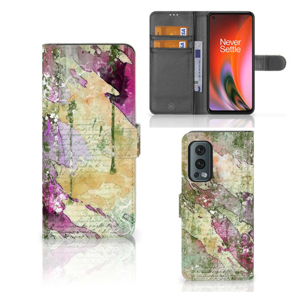 Hoesje OnePlus Nord 2 5G Letter Painting