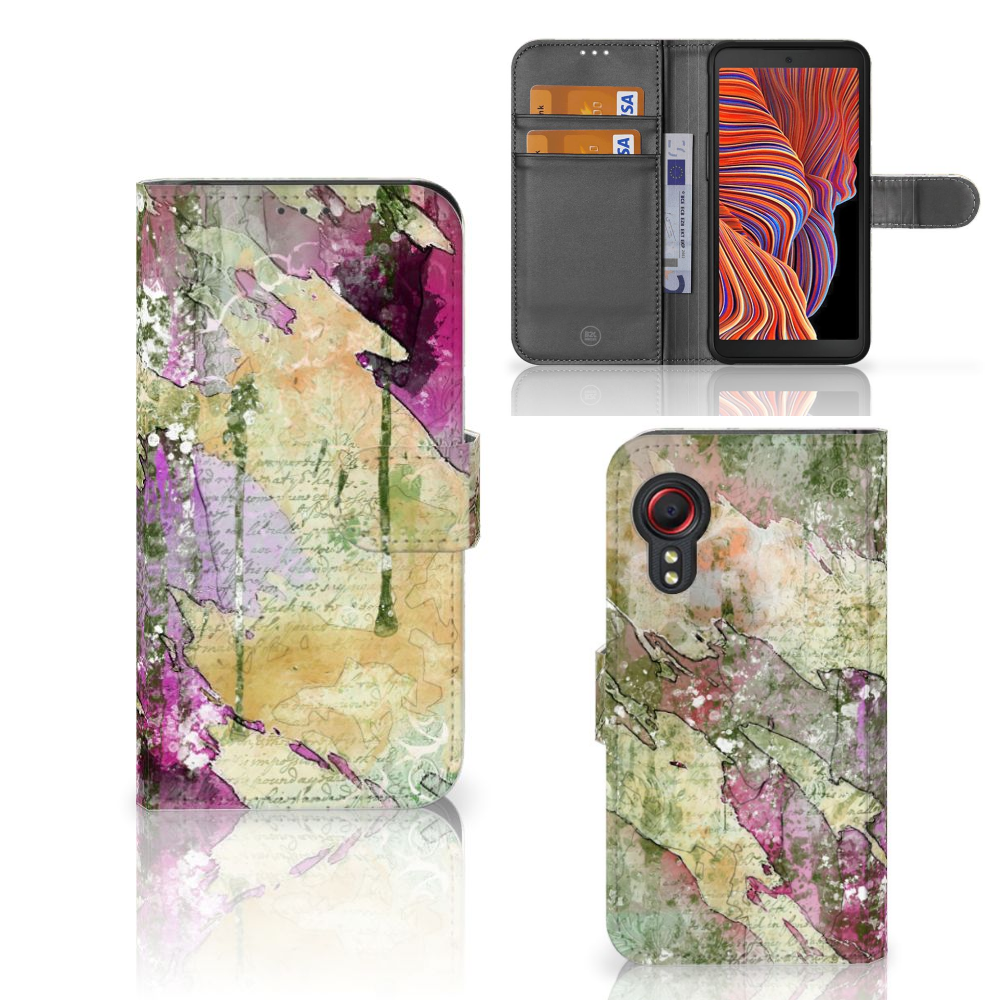 Hoesje Samsung Galaxy Xcover 5 Letter Painting