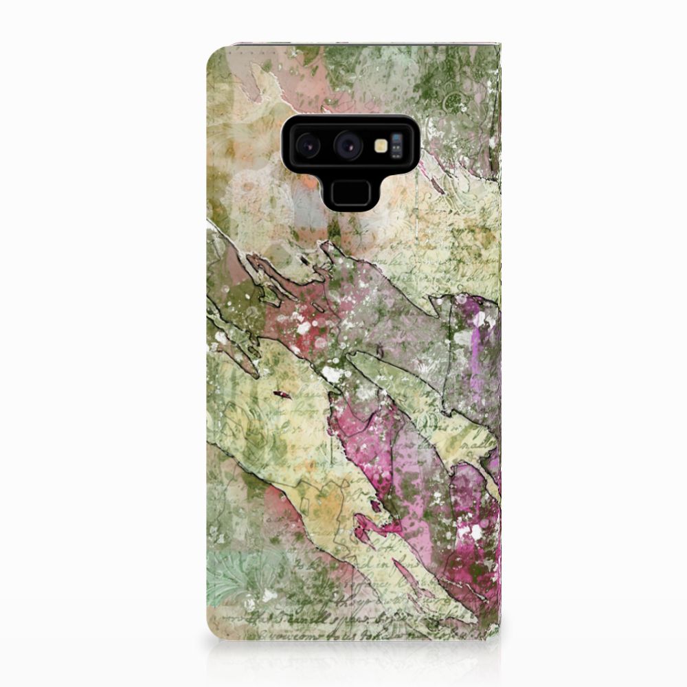 Bookcase Samsung Galaxy Note 9 Letter Painting