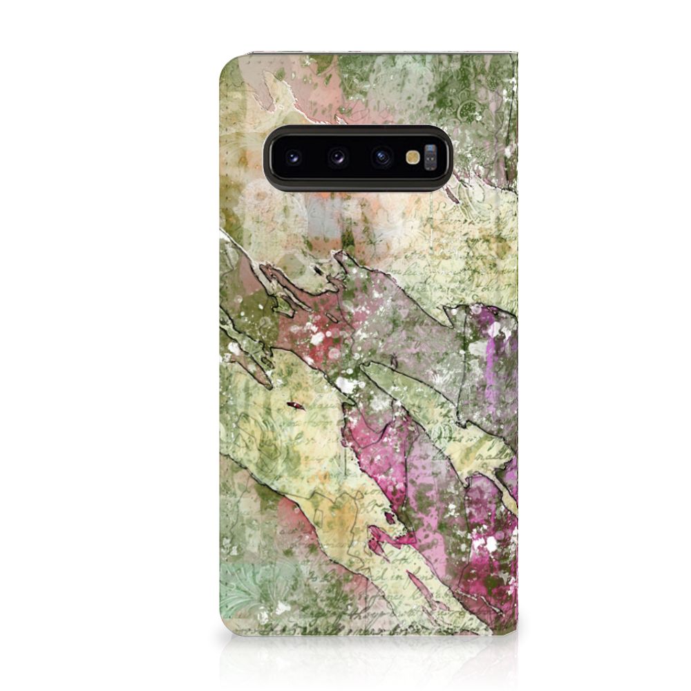 Bookcase Samsung Galaxy S10 Letter Painting