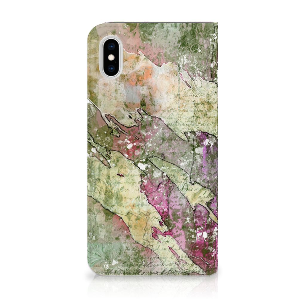 Bookcase Apple iPhone Xs Max Letter Painting