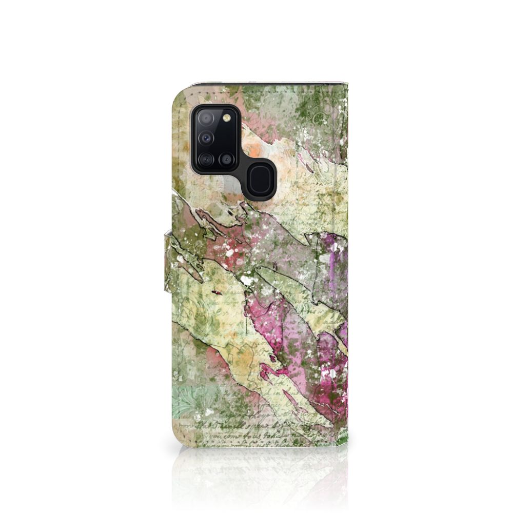 Hoesje Samsung Galaxy A21s Letter Painting