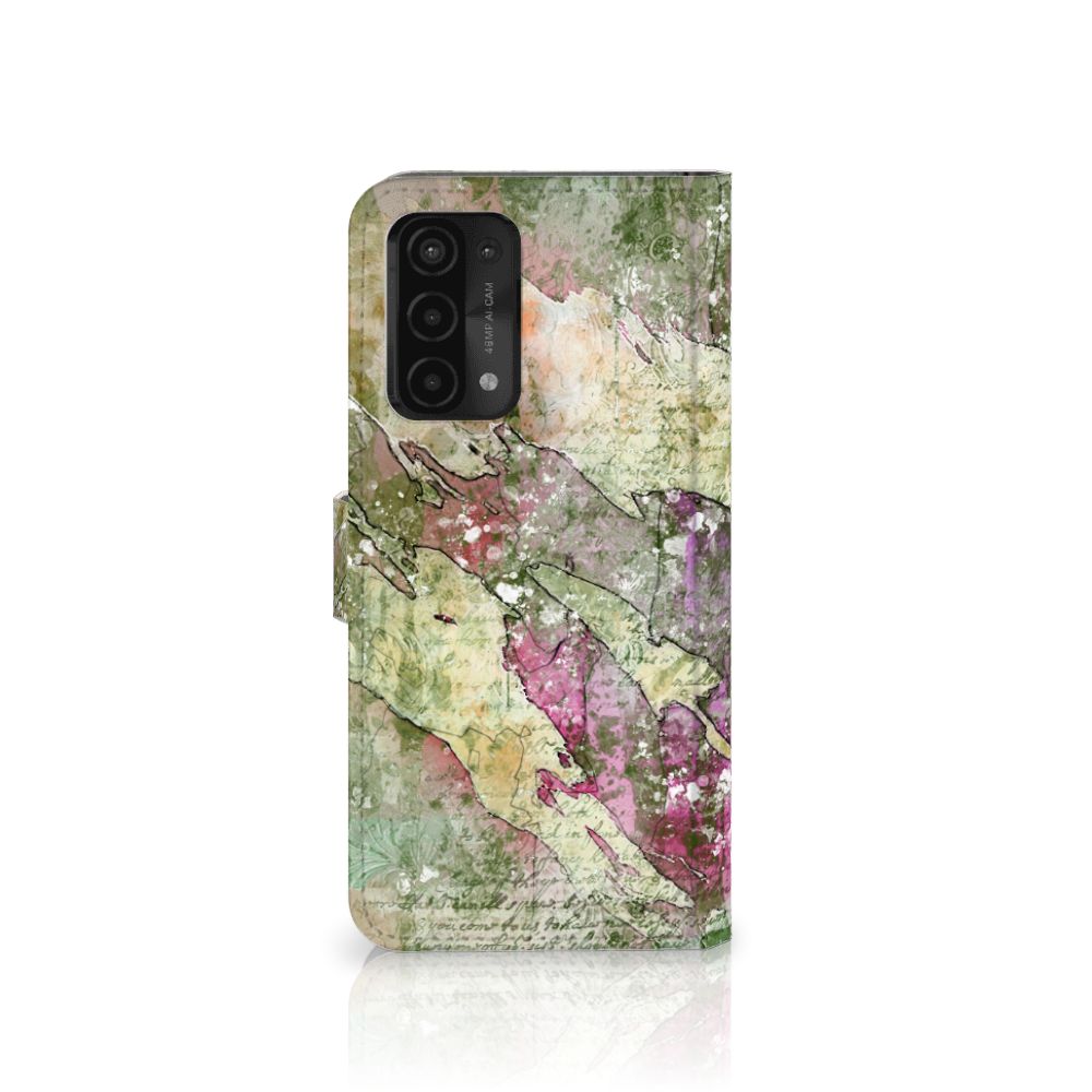 Hoesje OPPO A54 5G | A74 5G | A93 5G Letter Painting