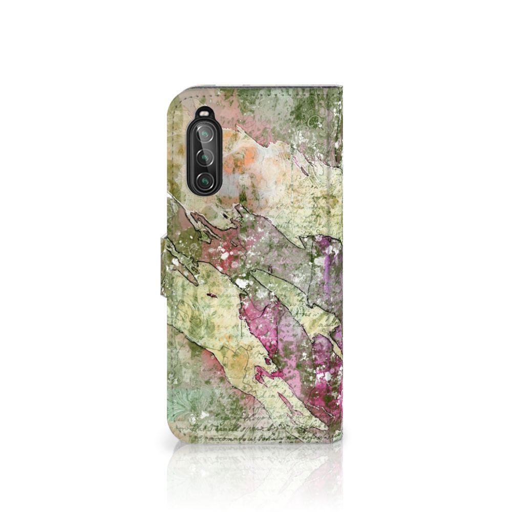 Hoesje Sony Xperia 10 II Letter Painting