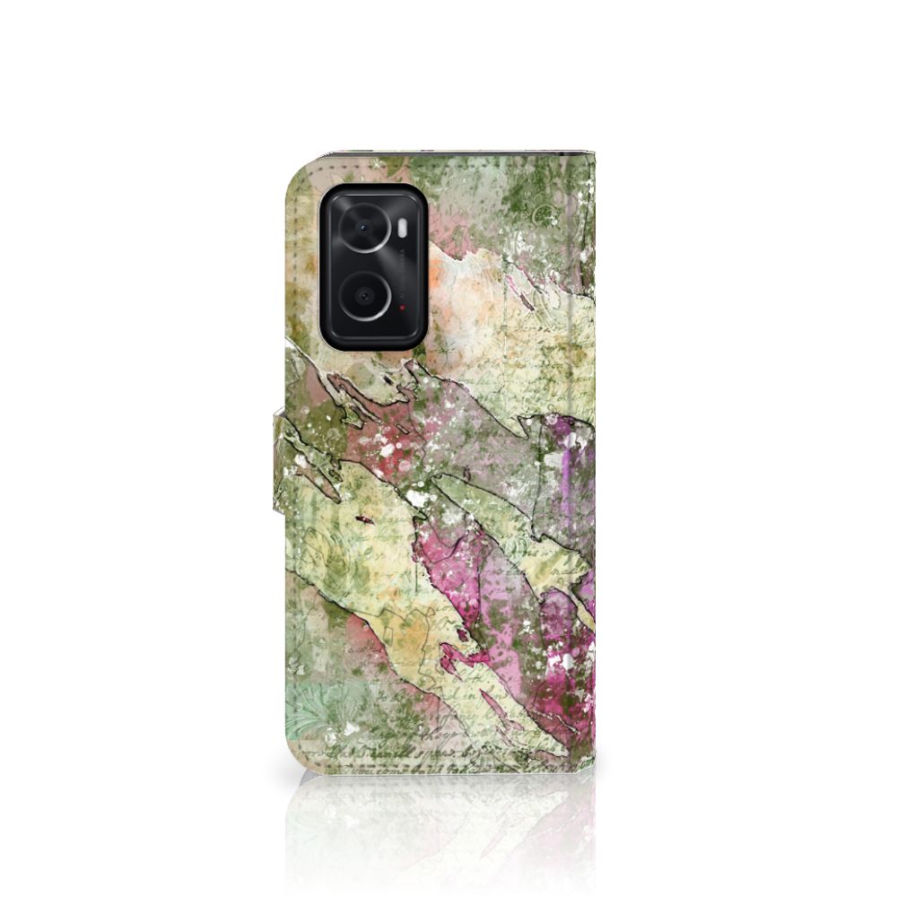 Hoesje OPPO A76 | A96 Letter Painting