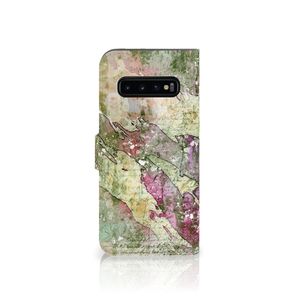 Hoesje Samsung Galaxy S10 Plus Letter Painting