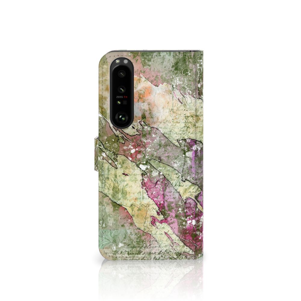 Hoesje Sony Xperia 1 III Letter Painting