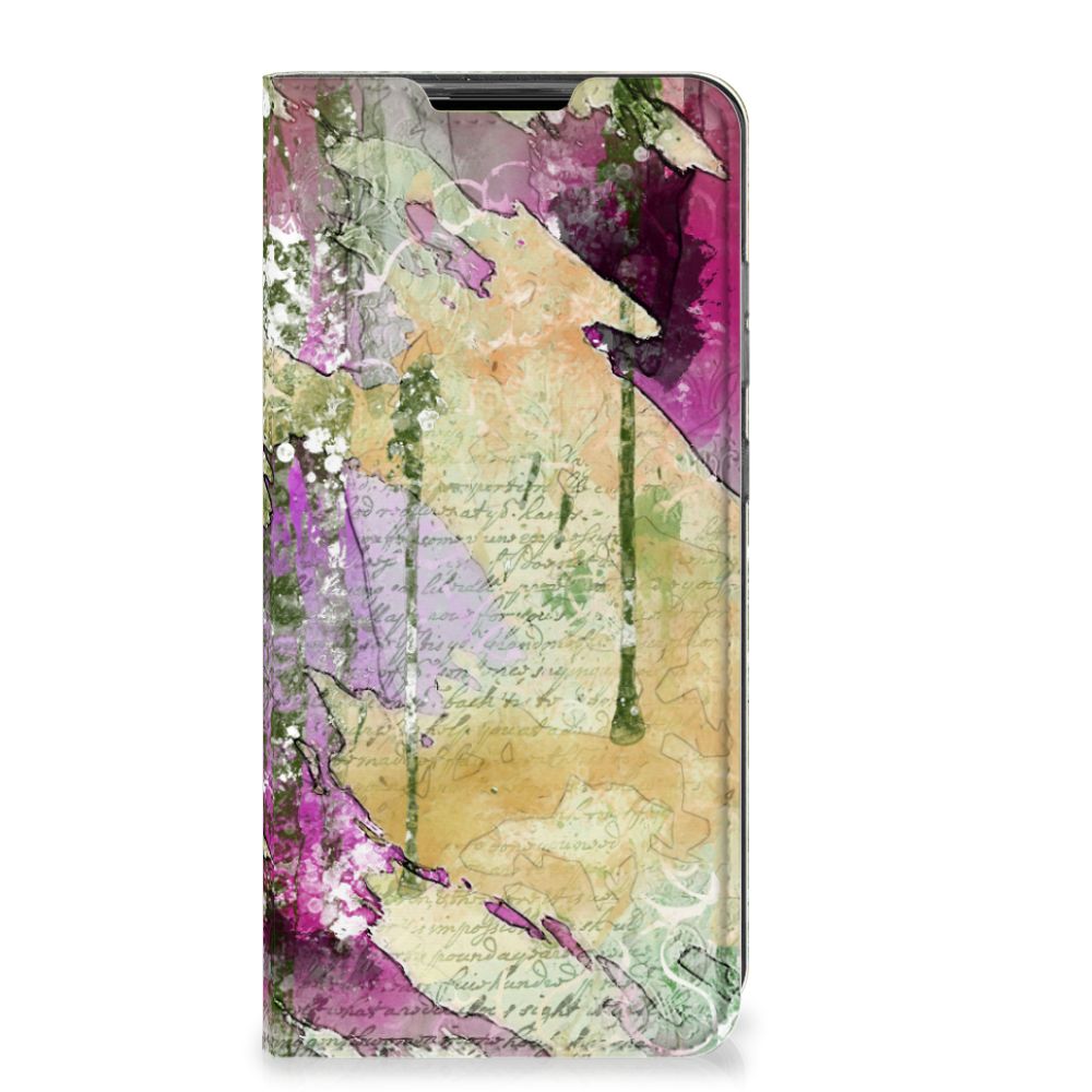 Bookcase Samsung Galaxy A52 Letter Painting