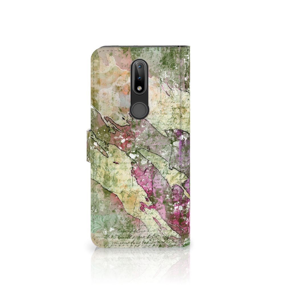 Hoesje Nokia 2.4 Letter Painting