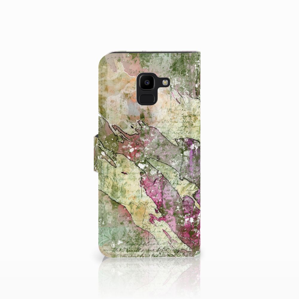 Hoesje Samsung Galaxy J6 2018 Letter Painting
