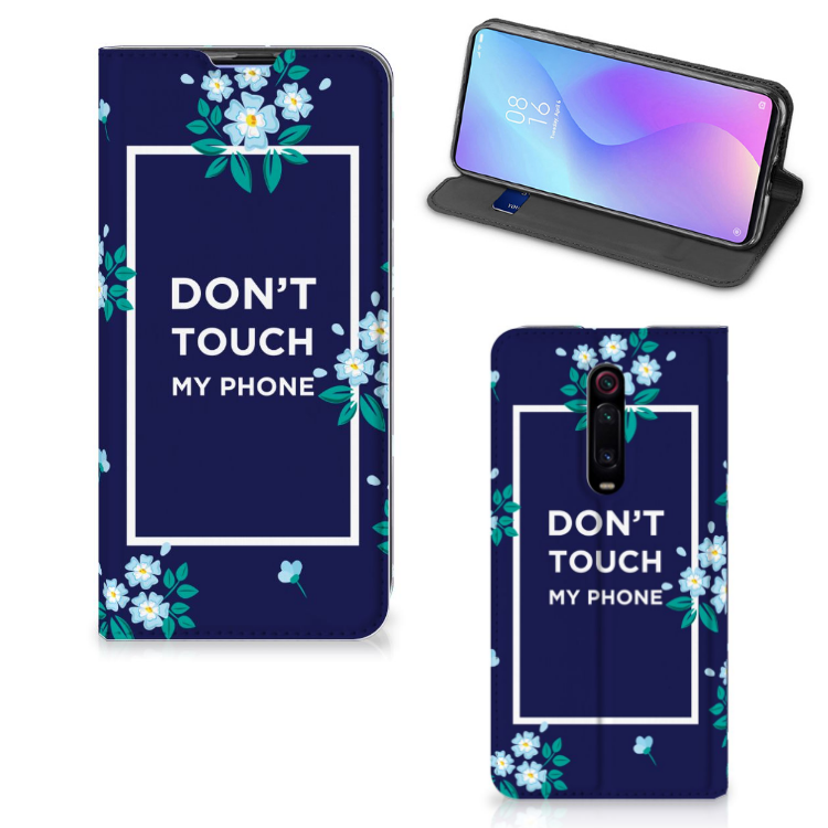 Xiaomi Redmi K20 Pro Design Case Flowers Blue DTMP