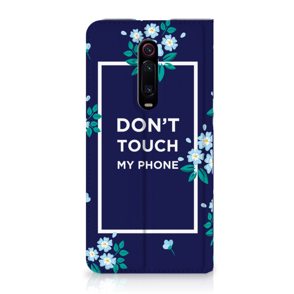 Xiaomi Mi 9T Pro Design Case Flowers Blue DTMP