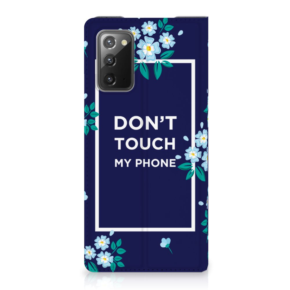 Samsung Galaxy Note20 Design Case Flowers Blue DTMP