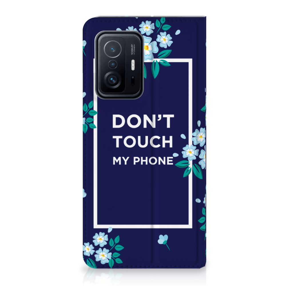 Xiaomi 11T | Xiaomi 11T Pro Design Case Flowers Blue DTMP