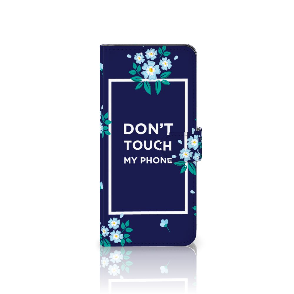 Xiaomi Mi 10T Lite Portemonnee Hoesje Flowers Blue DTMP