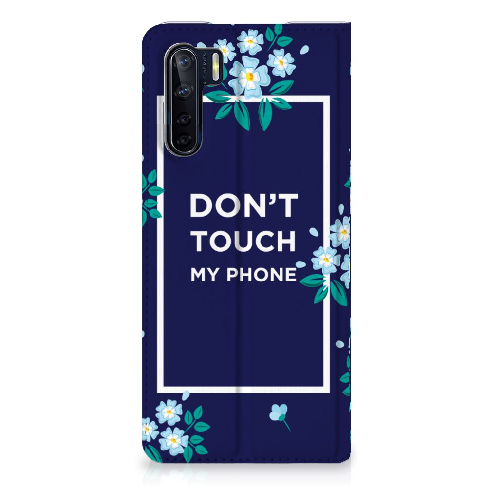 OPPO Reno3 | A91 Design Case Flowers Blue DTMP