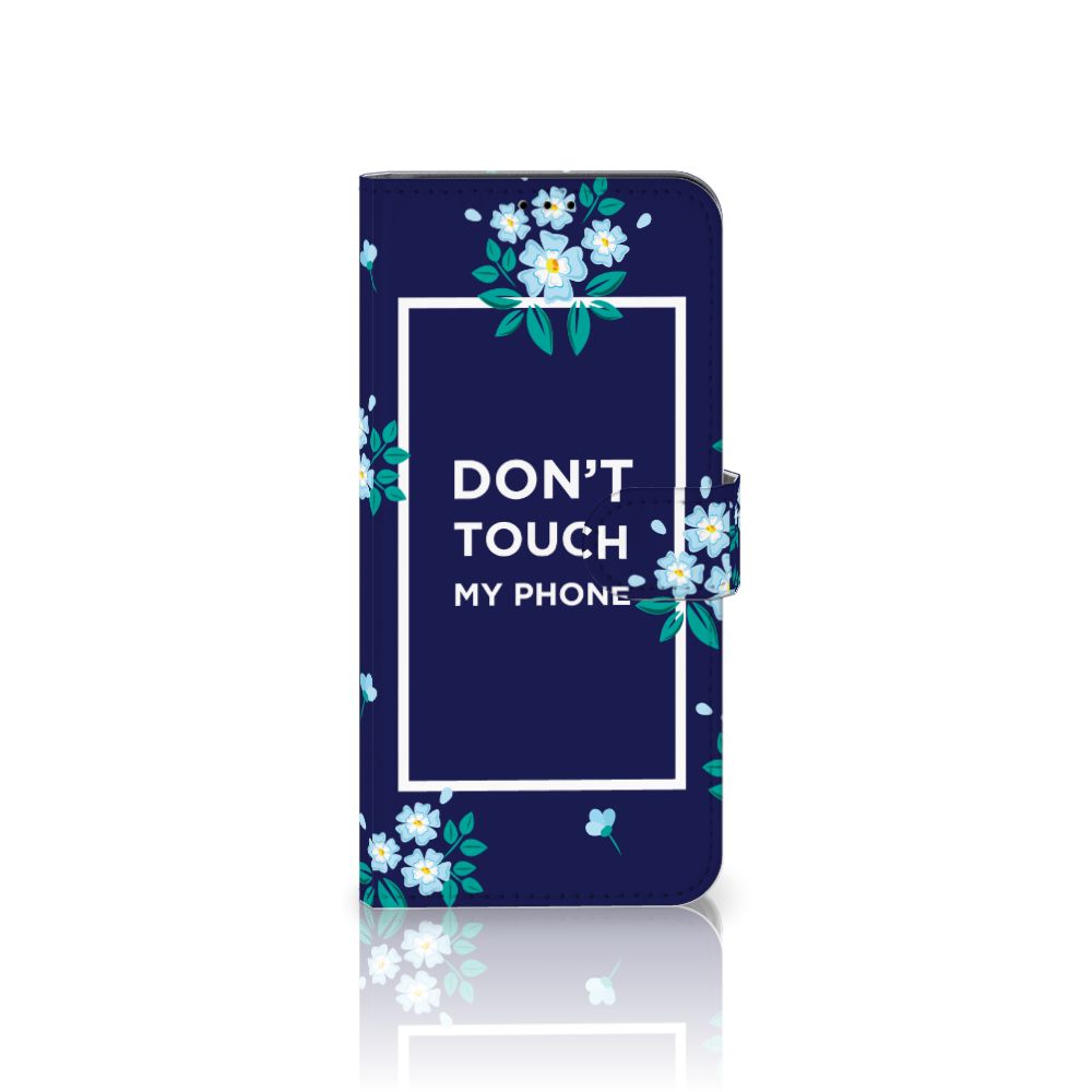 Sony Xperia 1 III Portemonnee Hoesje Flowers Blue DTMP