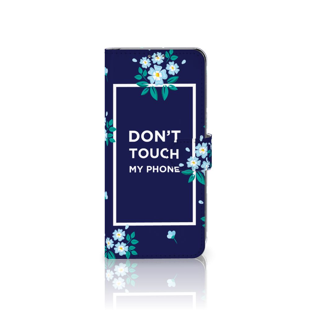 Samsung Galaxy S20 FE Portemonnee Hoesje Flowers Blue DTMP