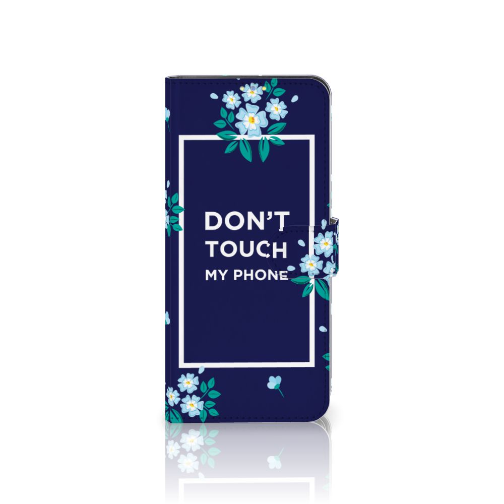 Xiaomi Redmi Note 9 Pro | Note 9S Portemonnee Hoesje Flowers Blue DTMP