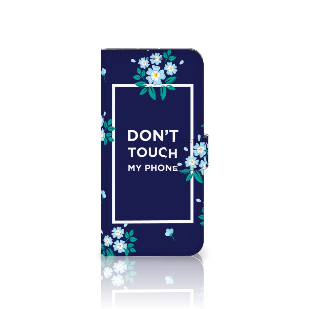 Xiaomi 11 Lite 5G NE | Mi 11 Lite Portemonnee Hoesje Flowers Blue DTMP