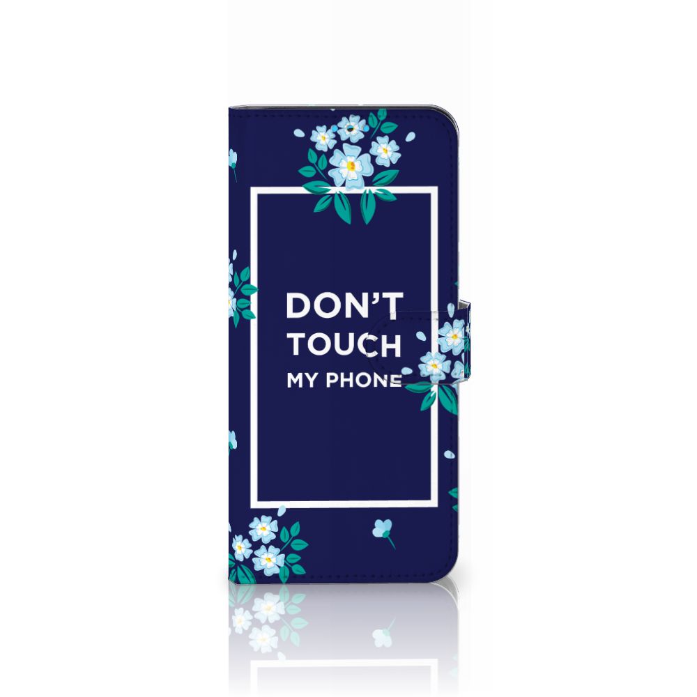 Xiaomi Redmi 10 Portemonnee Hoesje Flowers Blue DTMP