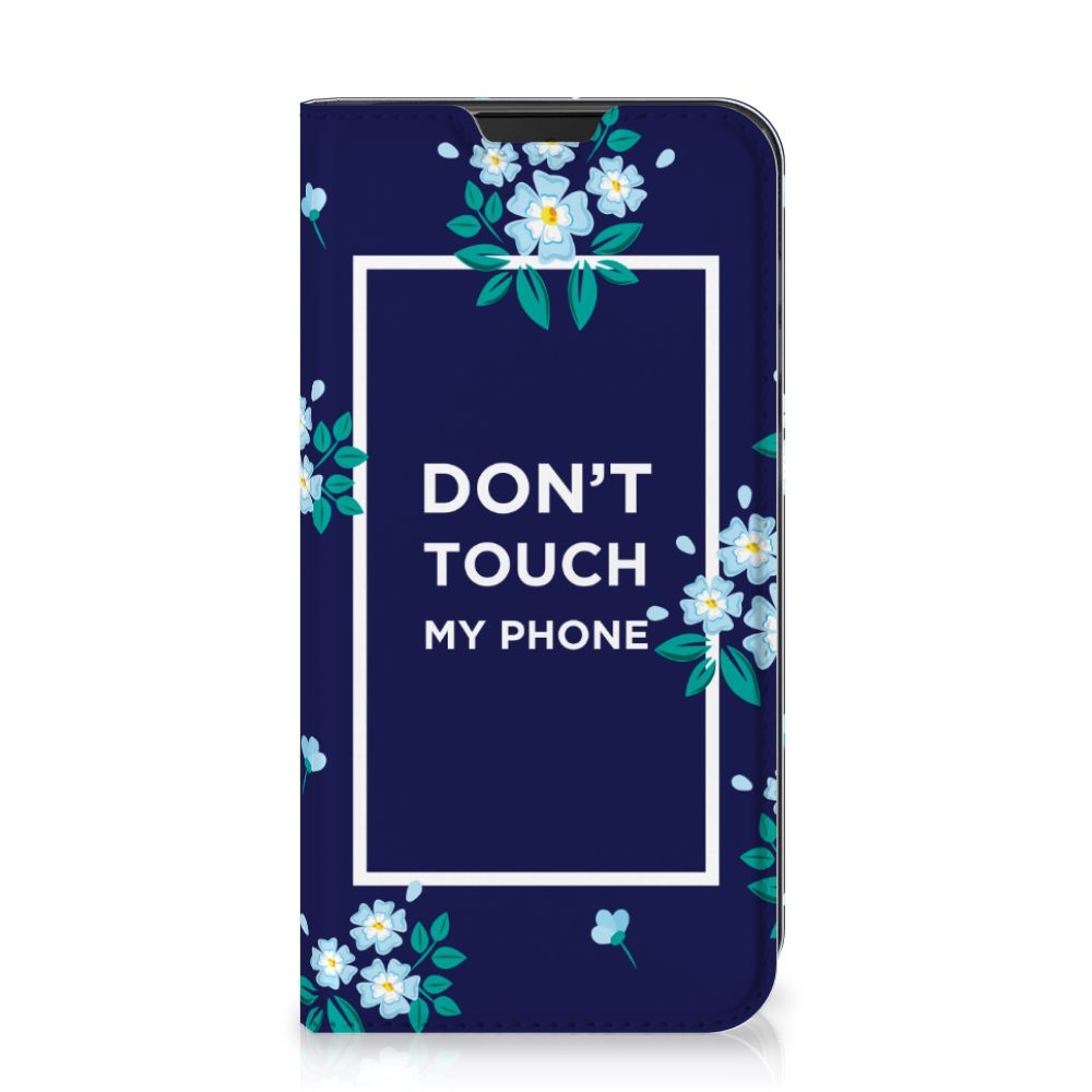 Samsung Galaxy Xcover 5 Design Case Flowers Blue DTMP