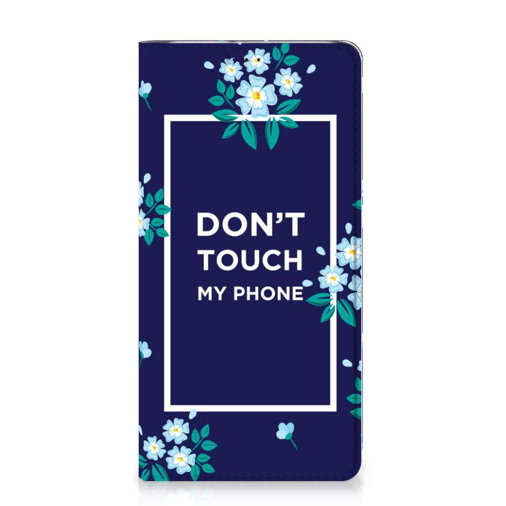 Huawei P Smart (2019) Design Case Flowers Blue DTMP