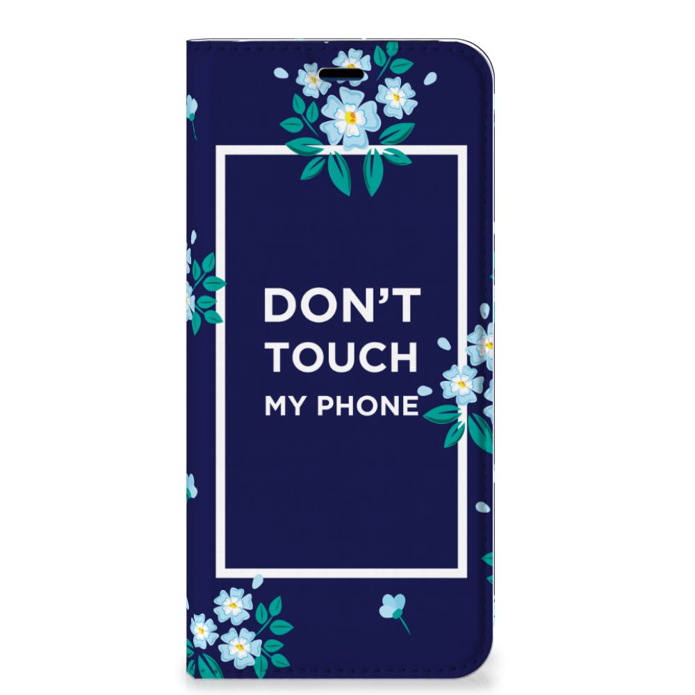 Samsung Galaxy S8 Design Case Flowers Blue DTMP