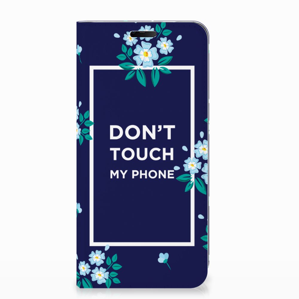 Nokia 7.1 (2018) Design Case Flowers Blue DTMP