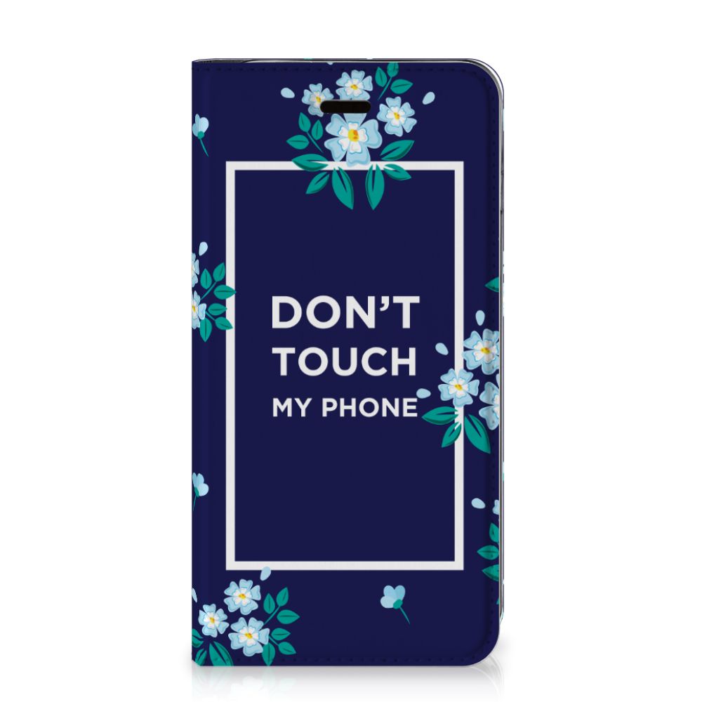 Apple iPhone 7 Plus | 8 Plus Design Case Flowers Blue DTMP