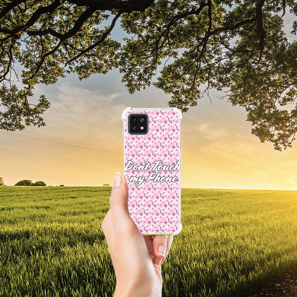 OPPO A53 5G | A73 5G Anti Shock Case Flowers Pink DTMP