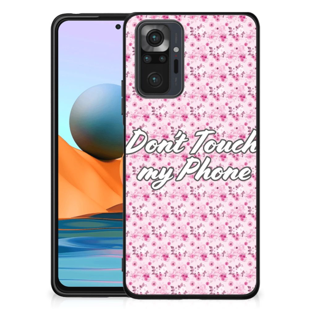 Xiaomi Redmi Note 10 Pro Telefoon Hoesje Flowers Pink DTMP